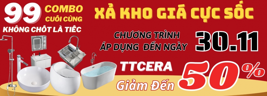 Thiết Bị Vệ Sinh TTCERA Lắp Đặt Tận Nơi