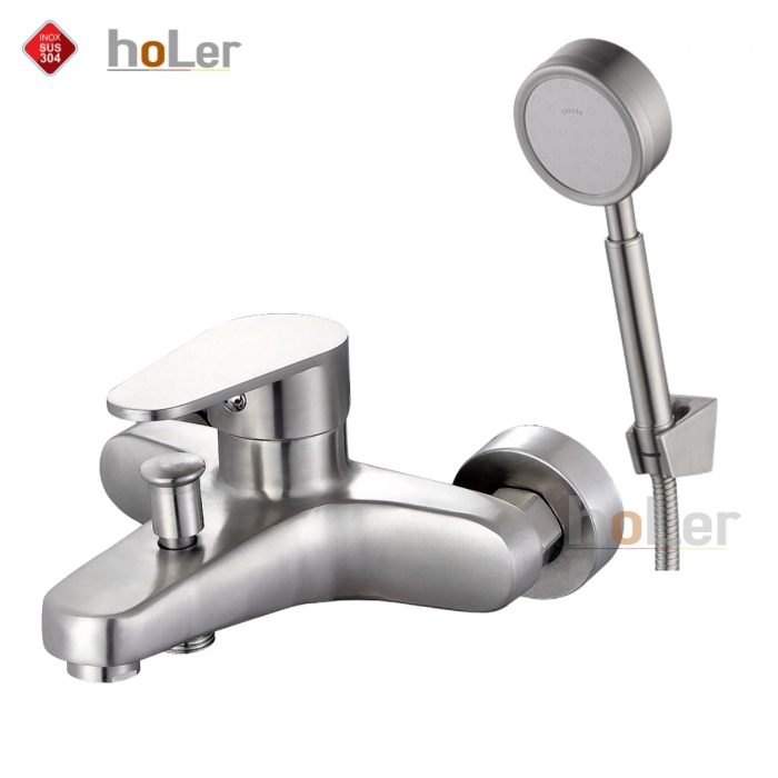 Bộ Sen Tắm Nóng Lạnh Inox 304 Holer HLST307