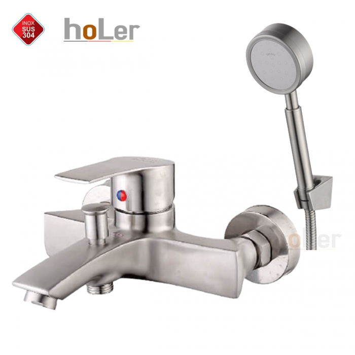 Bộ Sen Tắm Nóng Lạnh Inox 304 Holer HLST313