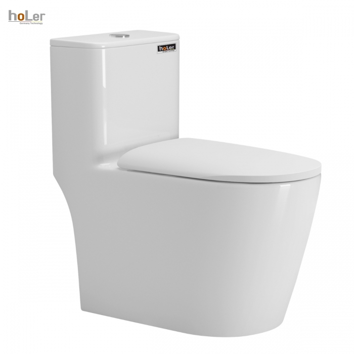 Bồn Cầu Trứng 1 Khối Holer HLBC282