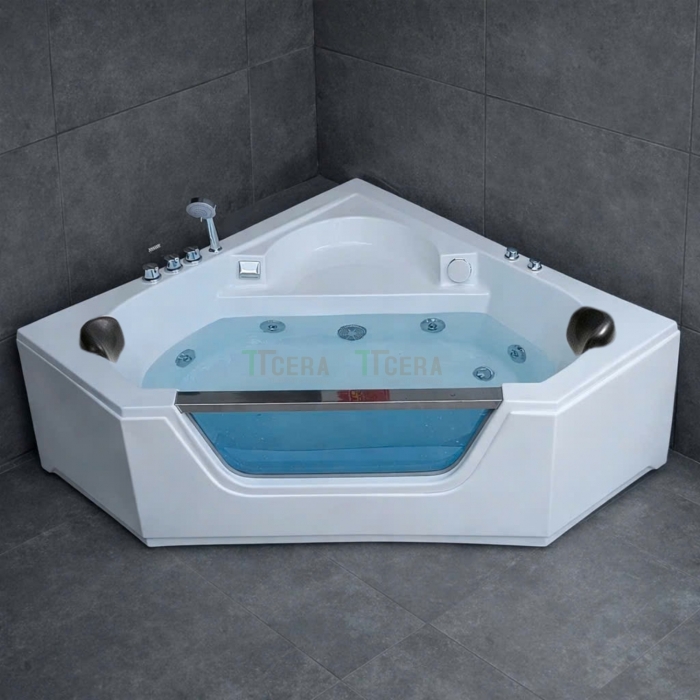 Bồn Tắm Góc Kính Massage TTCERA BTMS15