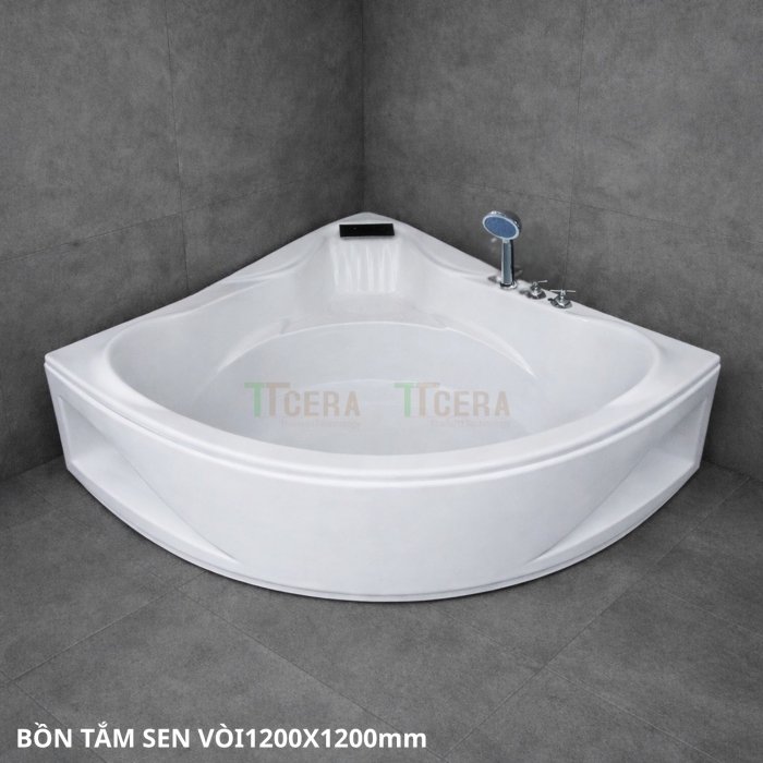Bồn Tắm Nằm Góc Sen Vòi TTCERA BTSV22
