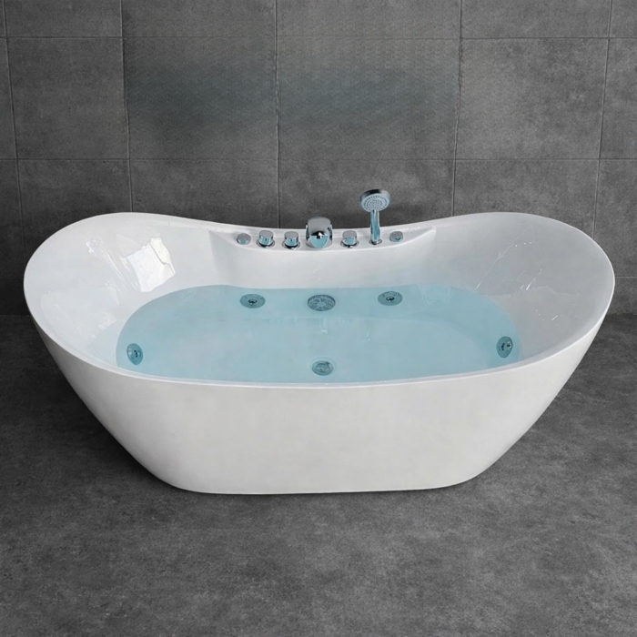 Bồn Tắm Nằm Massage Oval TTCERA BTMS47