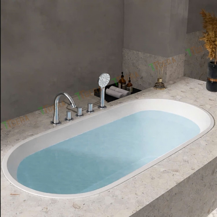 Bồn Tắm Nằm Xây Có Sen Vòi TTCERA BTSV48