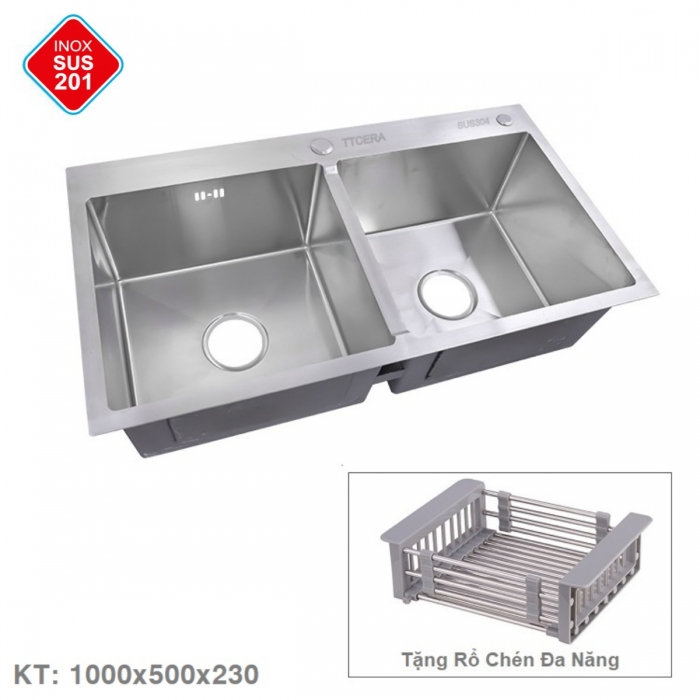Chậu Rửa Chén INOX TTCERA CR902 - 10050
