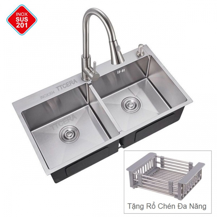 Chậu Rửa Chén INOX TTCERA CR902 - 8245