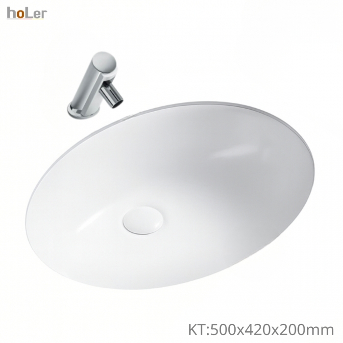 Chậu rửa lavabo âm bàn hoLer HL-LB426