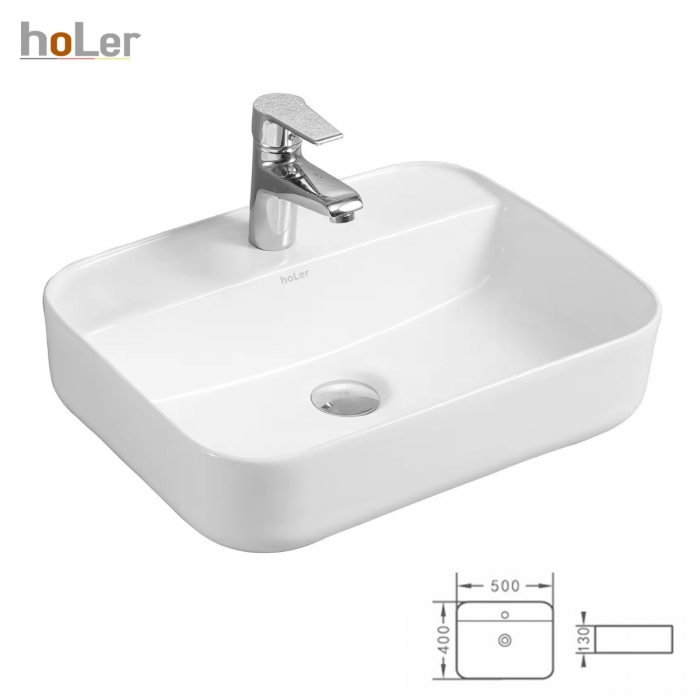 Chậu rửa lavabo đặt bàn hoLer HL-LB412
