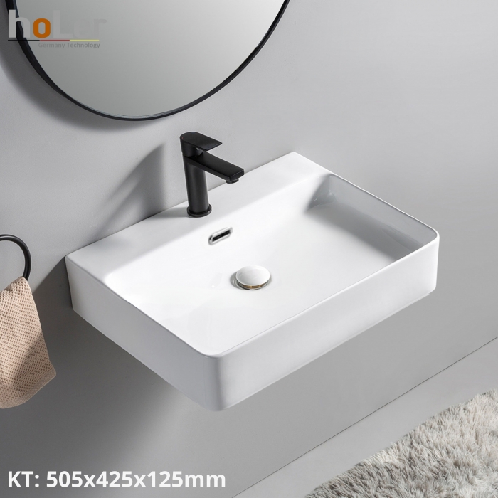 Chậu rửa lavabo hoLer HL-LB410 ( Đặt Bàn - Treo Tường )