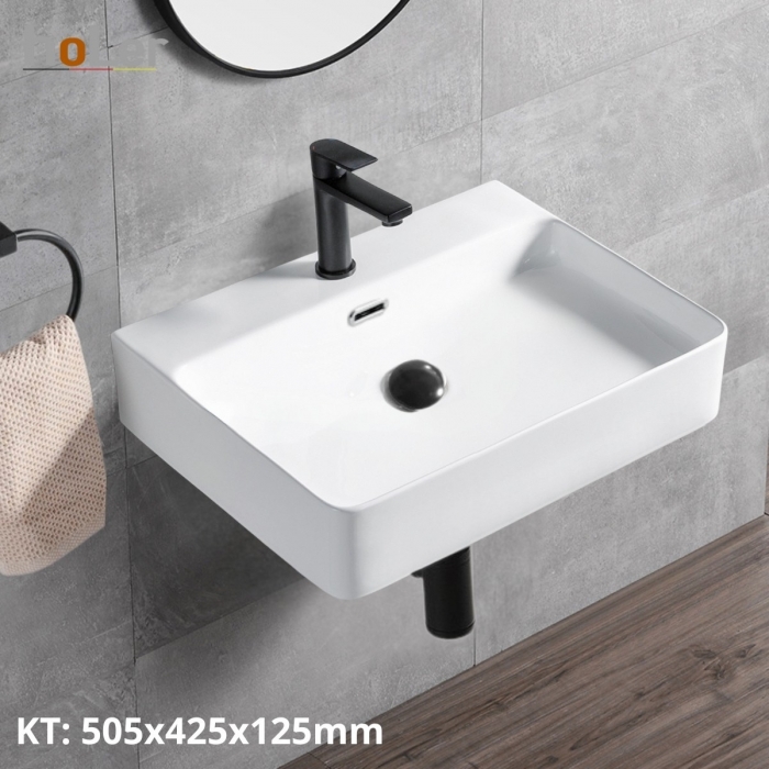 Chậu rửa lavabo hoLer HL-LB410 ( Đặt Bàn - Treo Tường )