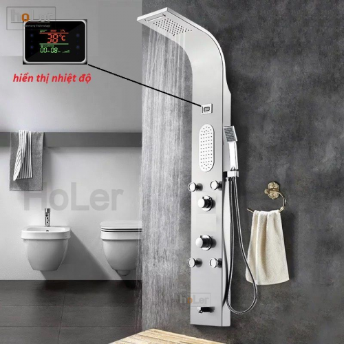 Sen Thuyền Bạc INOX Có Hiển Thị Nhiệt Độ TTCERA ST05