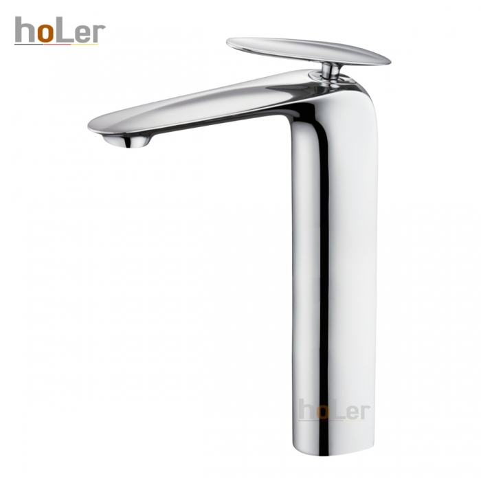 Vòi Lavabo Nóng Lạnh Đồng mạ Crome Cao 30cm Holer HL-LB658