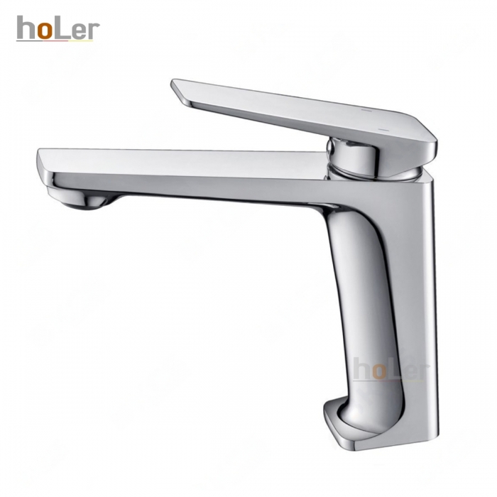 Vòi Lavabo Nóng Lạnh Đồng mạ Crome Holer HL-LB623