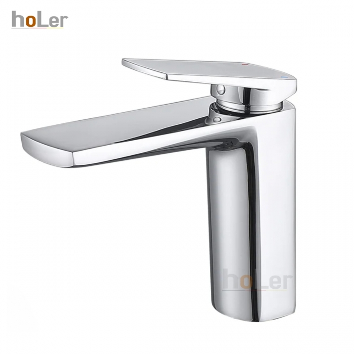 Vòi Lavabo Nóng Lạnh Đồng mạ Crome Holer HL-LB644