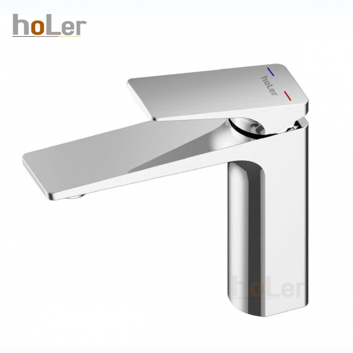 Vòi Lavabo Nóng Lạnh Đồng mạ Crome Holer HL-LB702