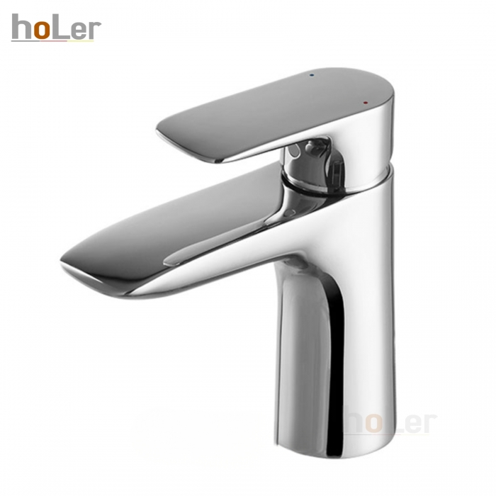 Vòi Lavabo Nóng Lạnh Đồng mạ Crome Holer HL-LB707