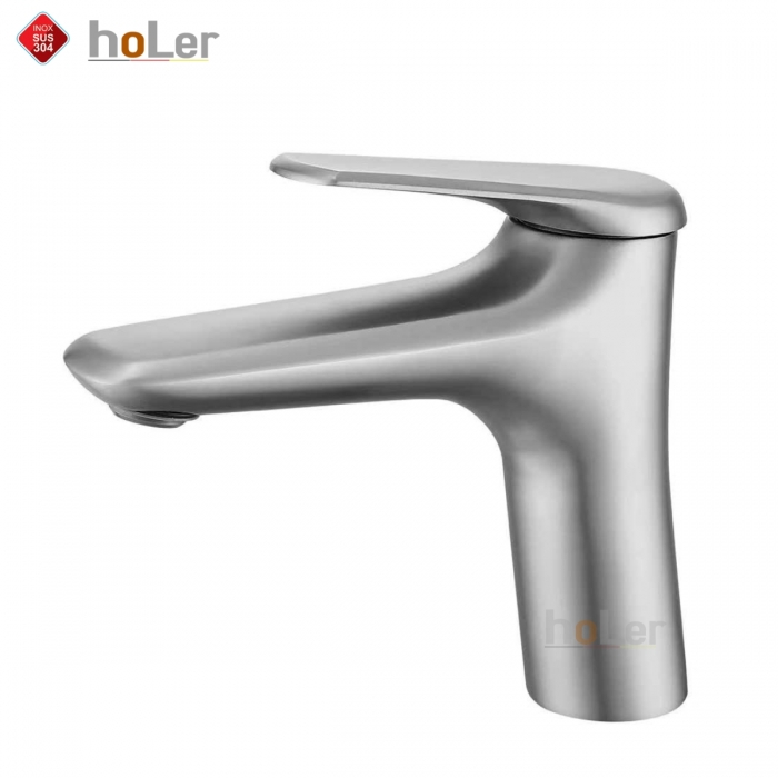 Vòi Lavabo Nóng Lạnh INOX 304 Holer HL-LB650