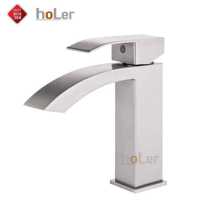 Vòi Lavabo Nóng Lạnh INOX 304 Holer HL-LB657