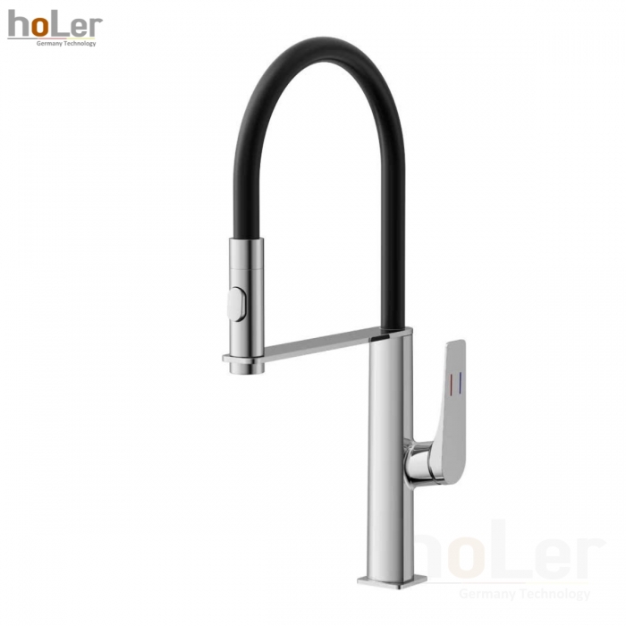 Vòi Rửa Chén Đồng Thau Mạ Crome Holer CHL975